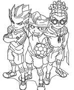 inazuma once Colorear En Línea